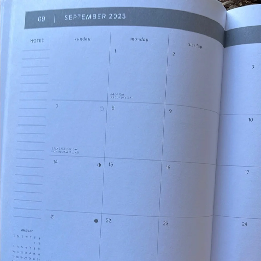 Paper Source 2024-2025 Gold Floral Planner